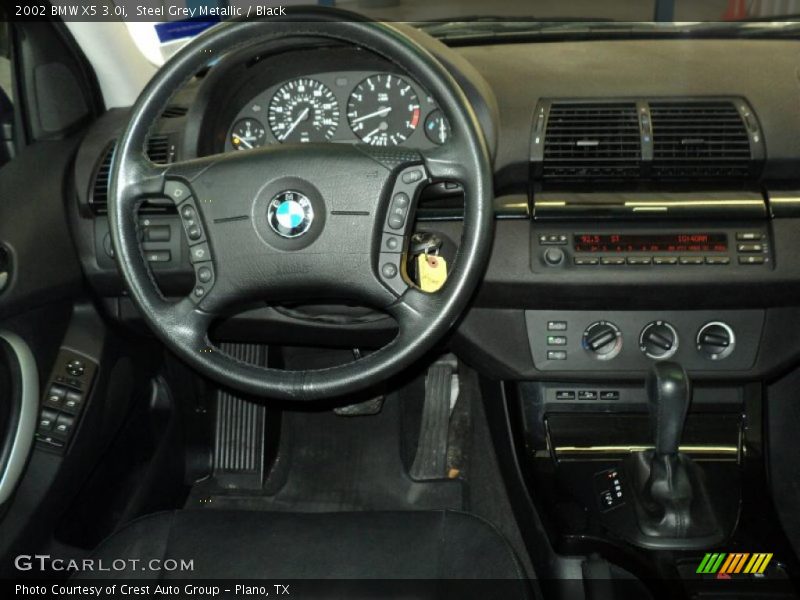 Steel Grey Metallic / Black 2002 BMW X5 3.0i