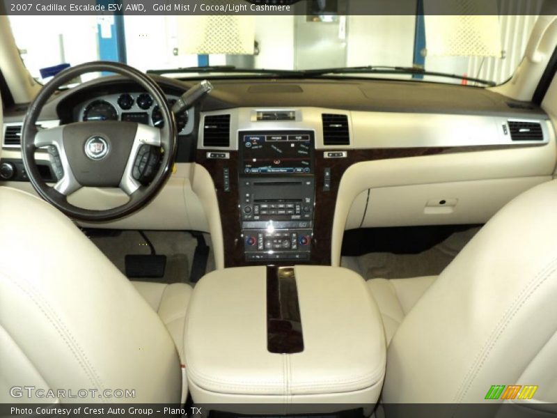 Gold Mist / Cocoa/Light Cashmere 2007 Cadillac Escalade ESV AWD