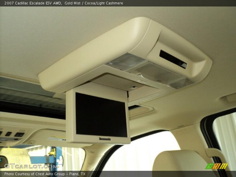 Gold Mist / Cocoa/Light Cashmere 2007 Cadillac Escalade ESV AWD