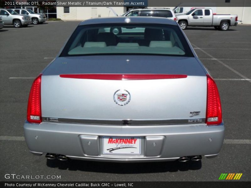 Radiant Silver Metallic / Titanium/Dark Titanium Accents 2011 Cadillac DTS
