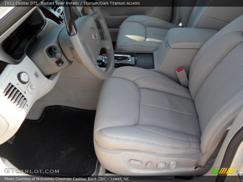 Radiant Silver Metallic / Titanium/Dark Titanium Accents 2011 Cadillac DTS