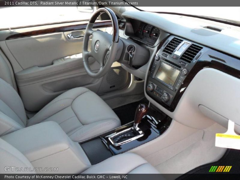 Radiant Silver Metallic / Titanium/Dark Titanium Accents 2011 Cadillac DTS