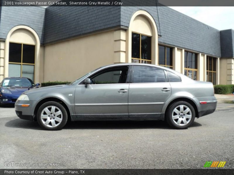 Silverstone Grey Metallic / Gray 2001 Volkswagen Passat GLX Sedan