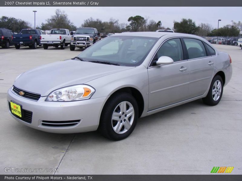 Silverstone Metallic / Gray 2007 Chevrolet Impala LS