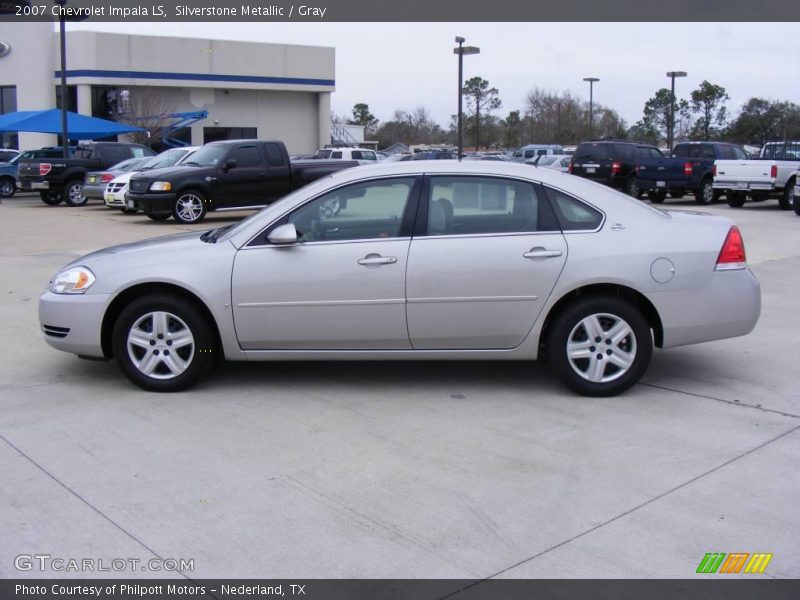 Silverstone Metallic / Gray 2007 Chevrolet Impala LS