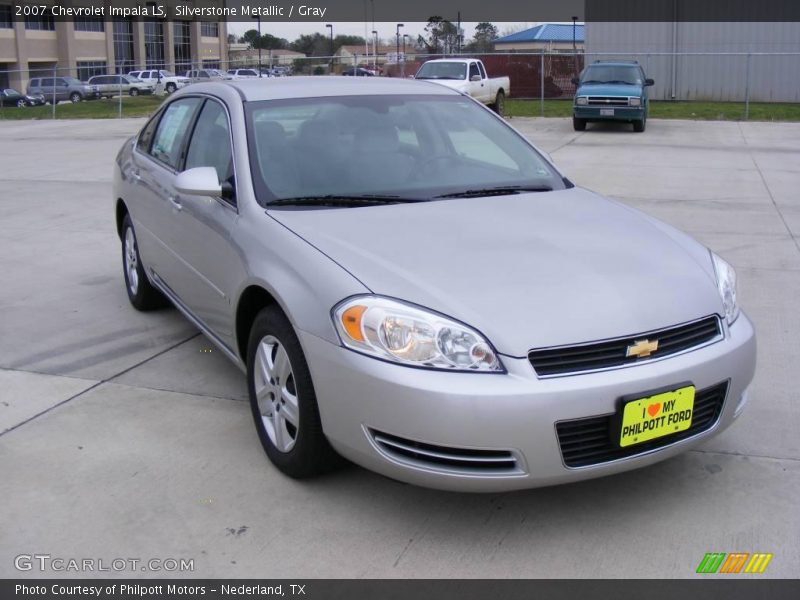Silverstone Metallic / Gray 2007 Chevrolet Impala LS