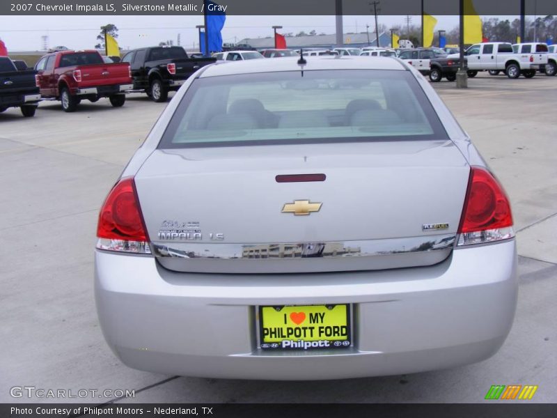 Silverstone Metallic / Gray 2007 Chevrolet Impala LS