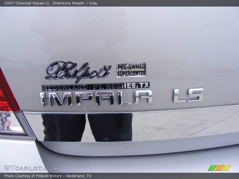 Silverstone Metallic / Gray 2007 Chevrolet Impala LS
