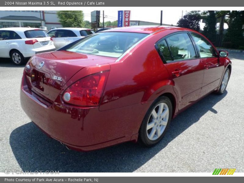 Red Opulence / Cafe Latte 2004 Nissan Maxima 3.5 SL