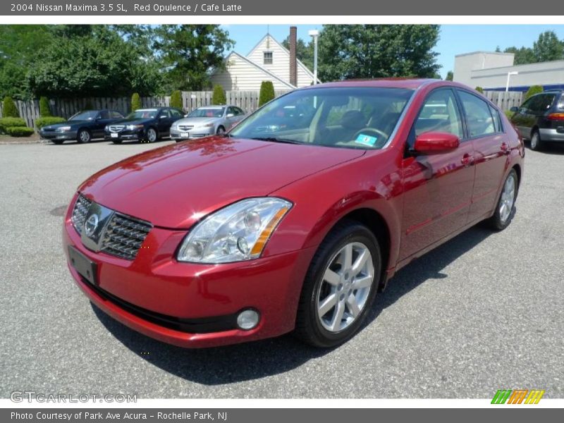 Red Opulence / Cafe Latte 2004 Nissan Maxima 3.5 SL