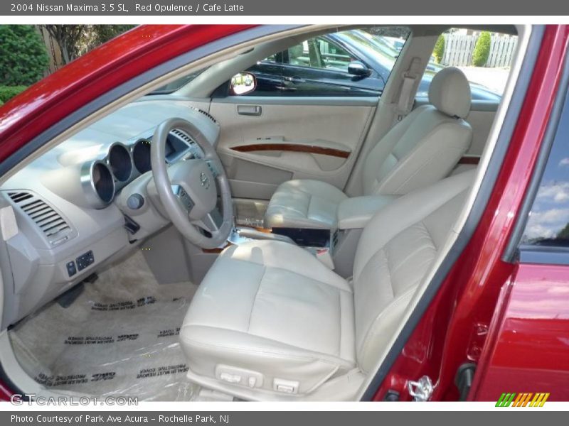 Red Opulence / Cafe Latte 2004 Nissan Maxima 3.5 SL