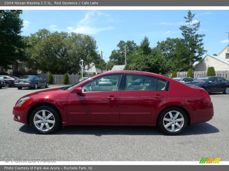 Red Opulence / Cafe Latte 2004 Nissan Maxima 3.5 SL