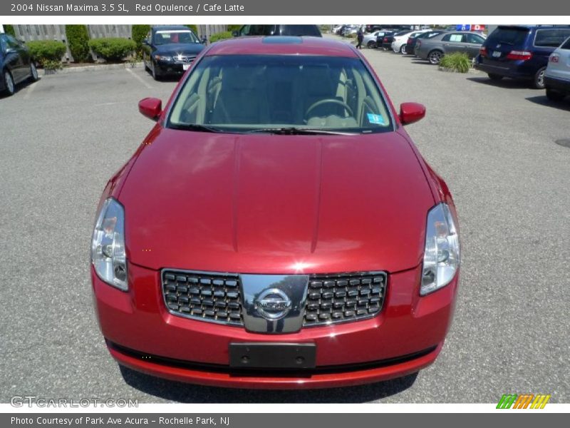 Red Opulence / Cafe Latte 2004 Nissan Maxima 3.5 SL