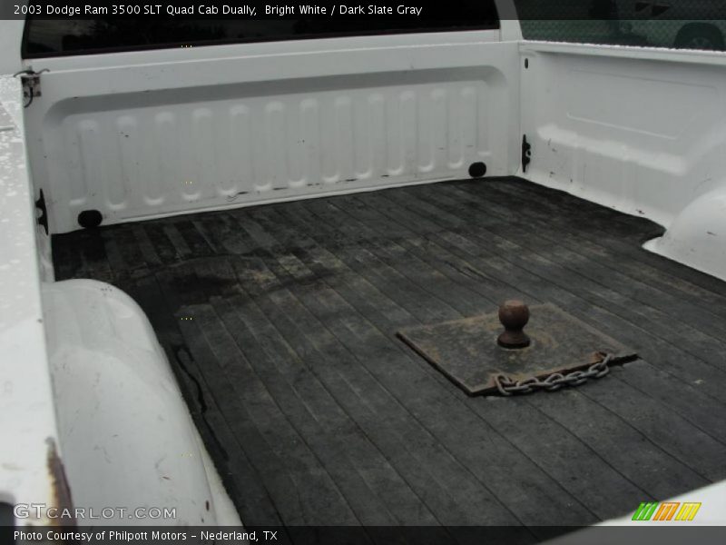 Bright White / Dark Slate Gray 2003 Dodge Ram 3500 SLT Quad Cab Dually