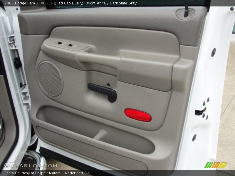 Bright White / Dark Slate Gray 2003 Dodge Ram 3500 SLT Quad Cab Dually