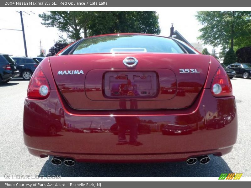 Red Opulence / Cafe Latte 2004 Nissan Maxima 3.5 SL