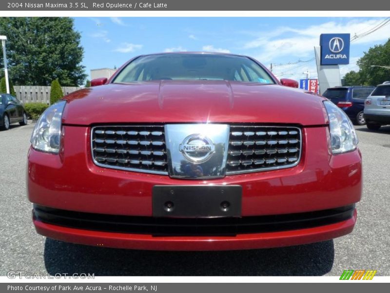 Red Opulence / Cafe Latte 2004 Nissan Maxima 3.5 SL