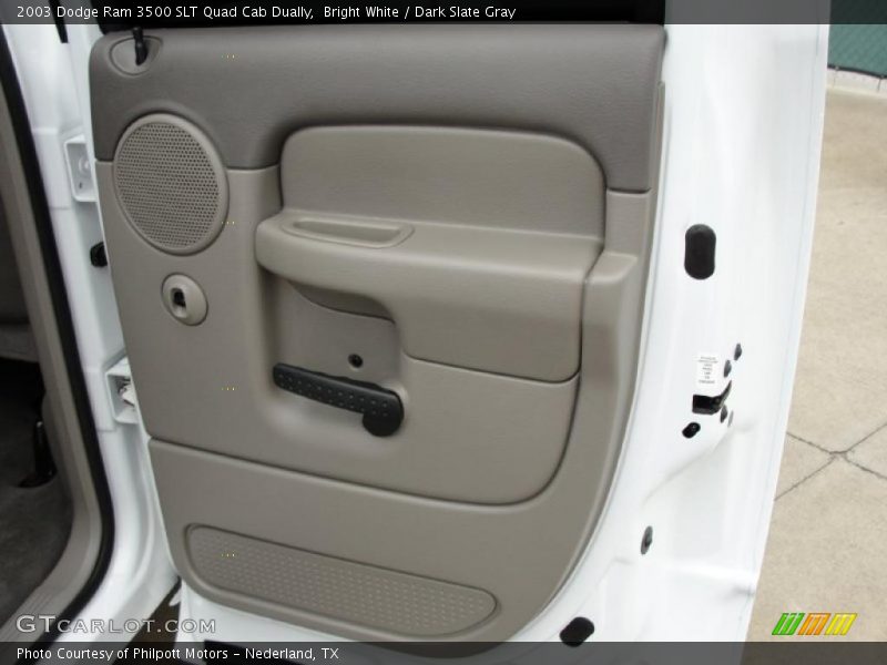 Bright White / Dark Slate Gray 2003 Dodge Ram 3500 SLT Quad Cab Dually
