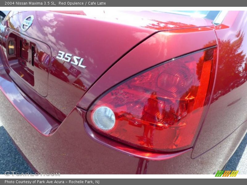 Red Opulence / Cafe Latte 2004 Nissan Maxima 3.5 SL
