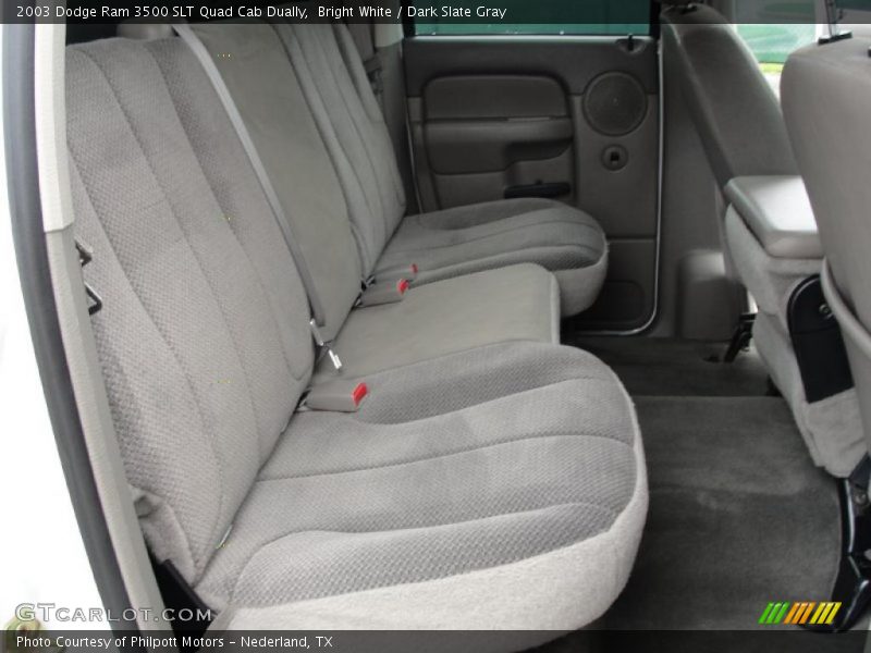 Bright White / Dark Slate Gray 2003 Dodge Ram 3500 SLT Quad Cab Dually
