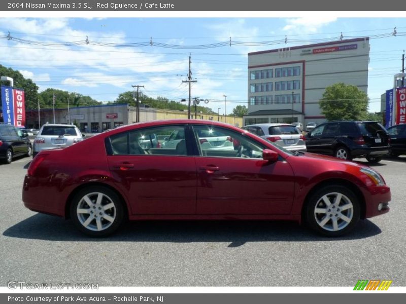 Red Opulence / Cafe Latte 2004 Nissan Maxima 3.5 SL