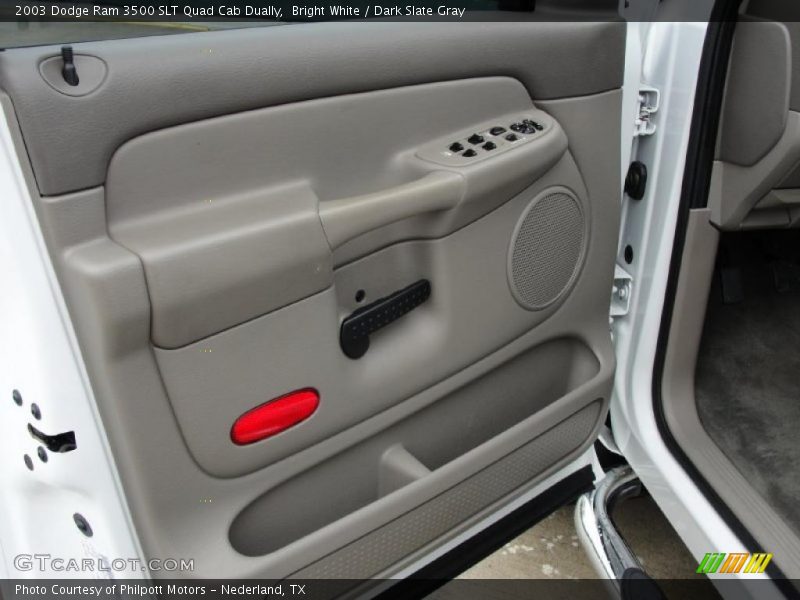 Bright White / Dark Slate Gray 2003 Dodge Ram 3500 SLT Quad Cab Dually