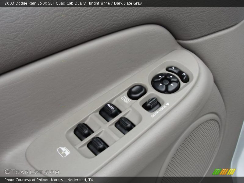 Bright White / Dark Slate Gray 2003 Dodge Ram 3500 SLT Quad Cab Dually