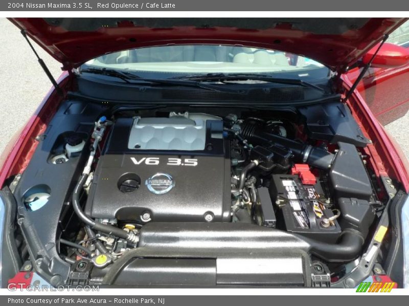 Red Opulence / Cafe Latte 2004 Nissan Maxima 3.5 SL