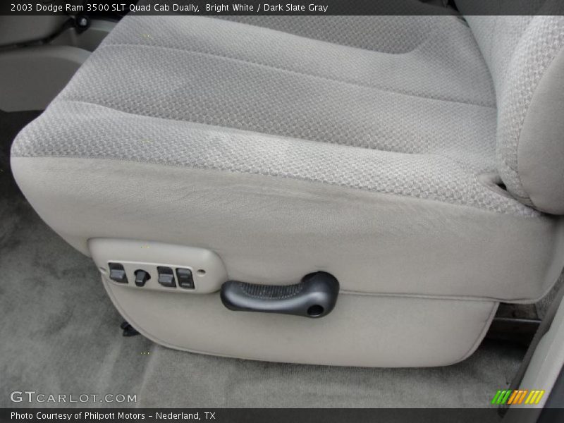 Bright White / Dark Slate Gray 2003 Dodge Ram 3500 SLT Quad Cab Dually