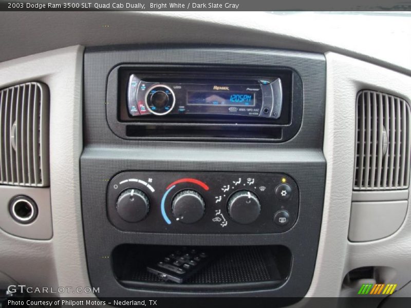Bright White / Dark Slate Gray 2003 Dodge Ram 3500 SLT Quad Cab Dually