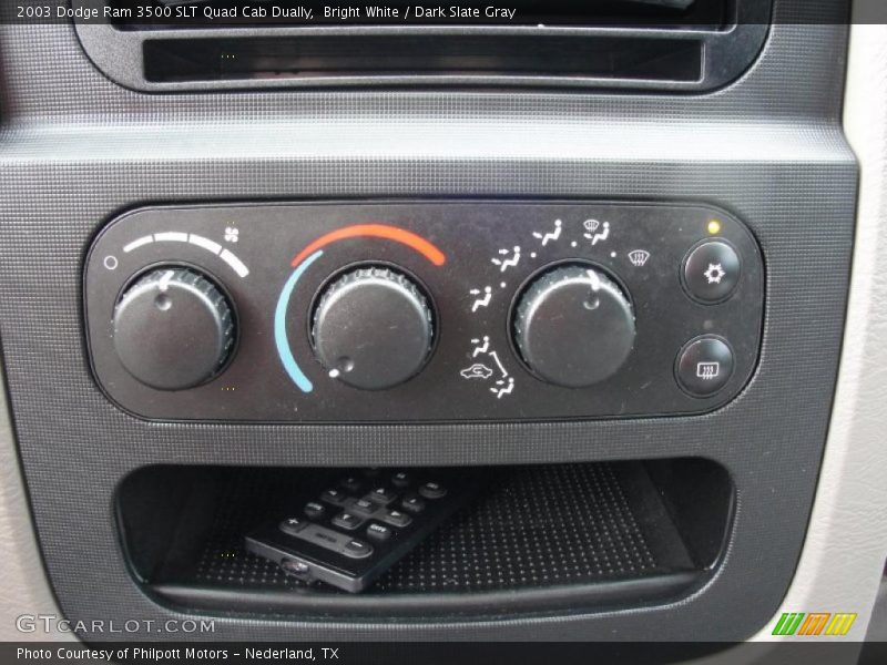 Bright White / Dark Slate Gray 2003 Dodge Ram 3500 SLT Quad Cab Dually