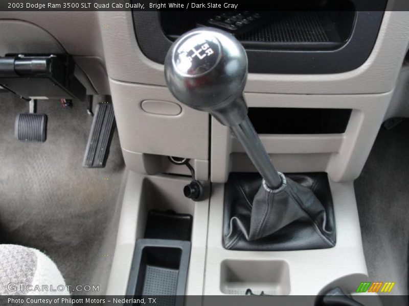 Bright White / Dark Slate Gray 2003 Dodge Ram 3500 SLT Quad Cab Dually