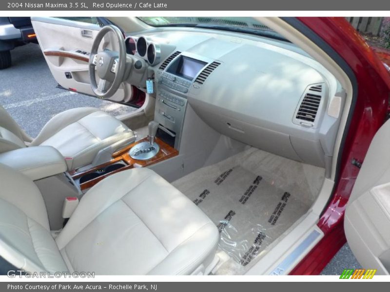 Red Opulence / Cafe Latte 2004 Nissan Maxima 3.5 SL