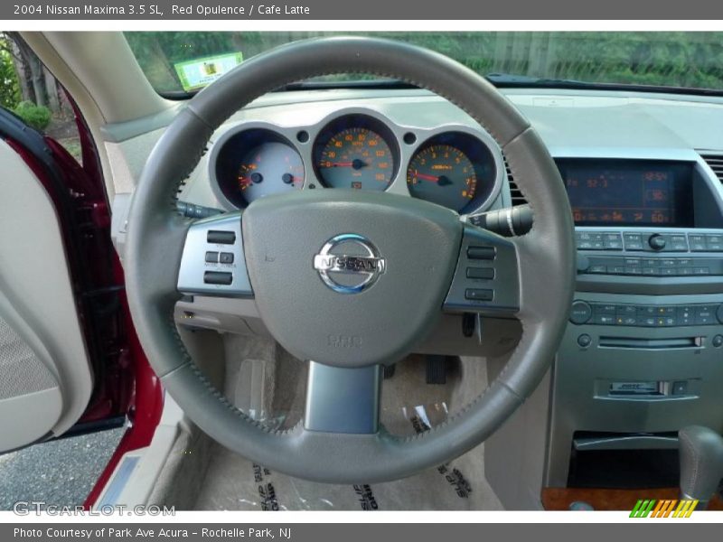 Red Opulence / Cafe Latte 2004 Nissan Maxima 3.5 SL