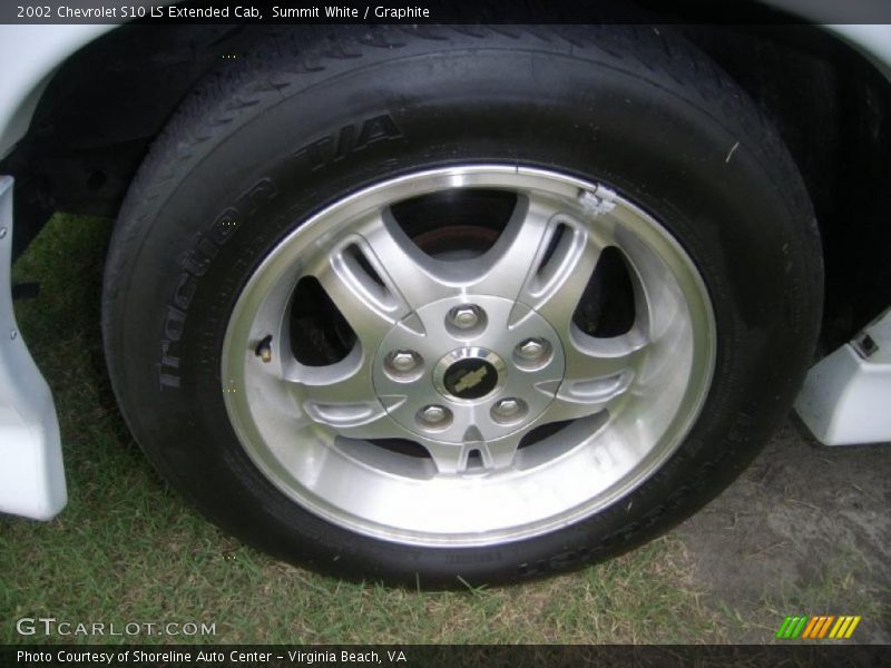 Summit White / Graphite 2002 Chevrolet S10 LS Extended Cab