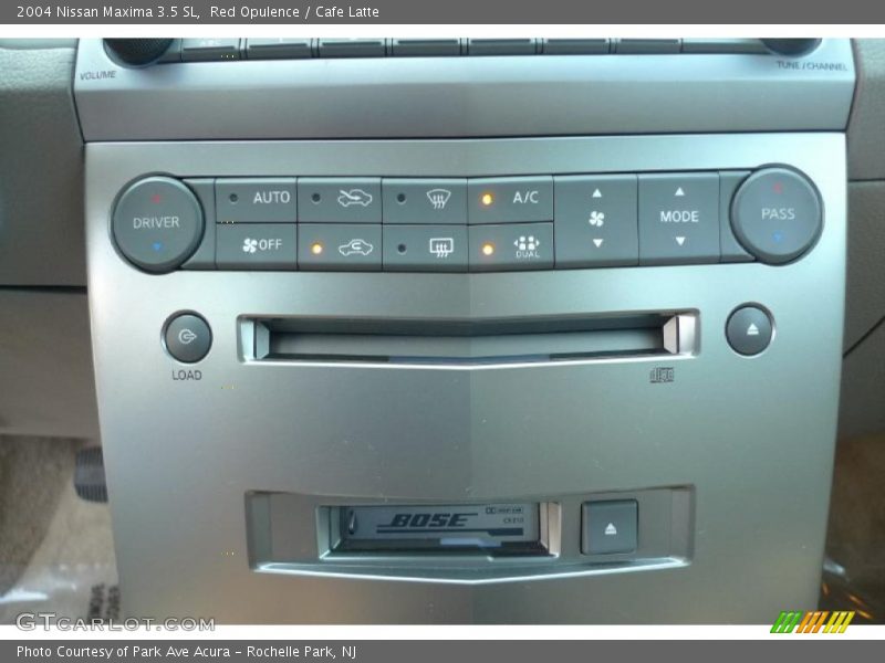 Red Opulence / Cafe Latte 2004 Nissan Maxima 3.5 SL
