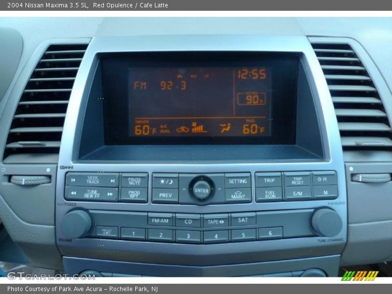 Red Opulence / Cafe Latte 2004 Nissan Maxima 3.5 SL