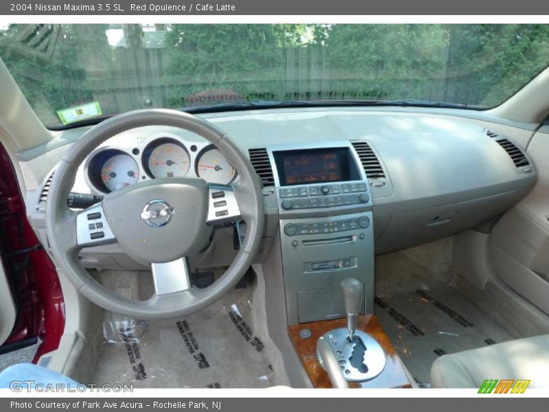 Red Opulence / Cafe Latte 2004 Nissan Maxima 3.5 SL