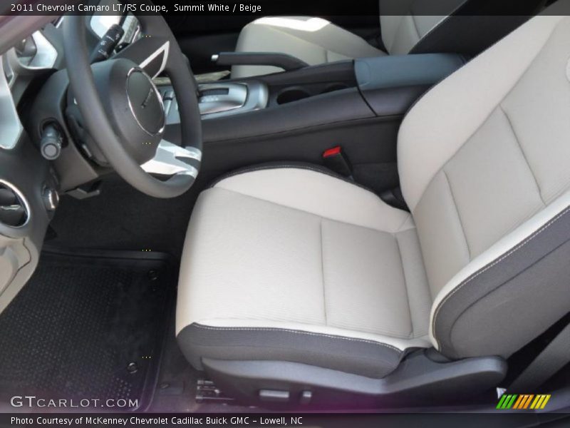 Summit White / Beige 2011 Chevrolet Camaro LT/RS Coupe