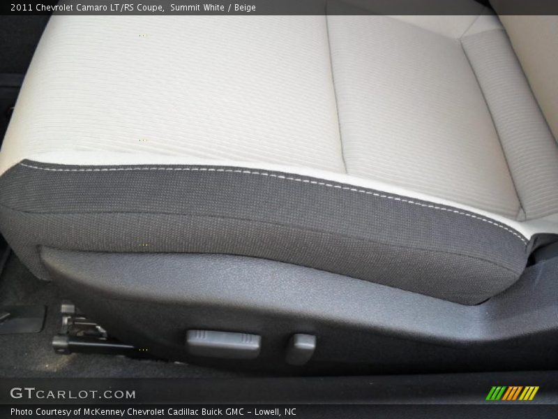 Summit White / Beige 2011 Chevrolet Camaro LT/RS Coupe