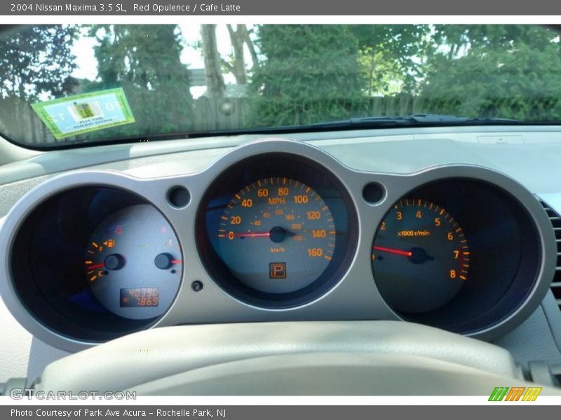 Red Opulence / Cafe Latte 2004 Nissan Maxima 3.5 SL