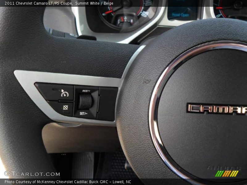 Summit White / Beige 2011 Chevrolet Camaro LT/RS Coupe
