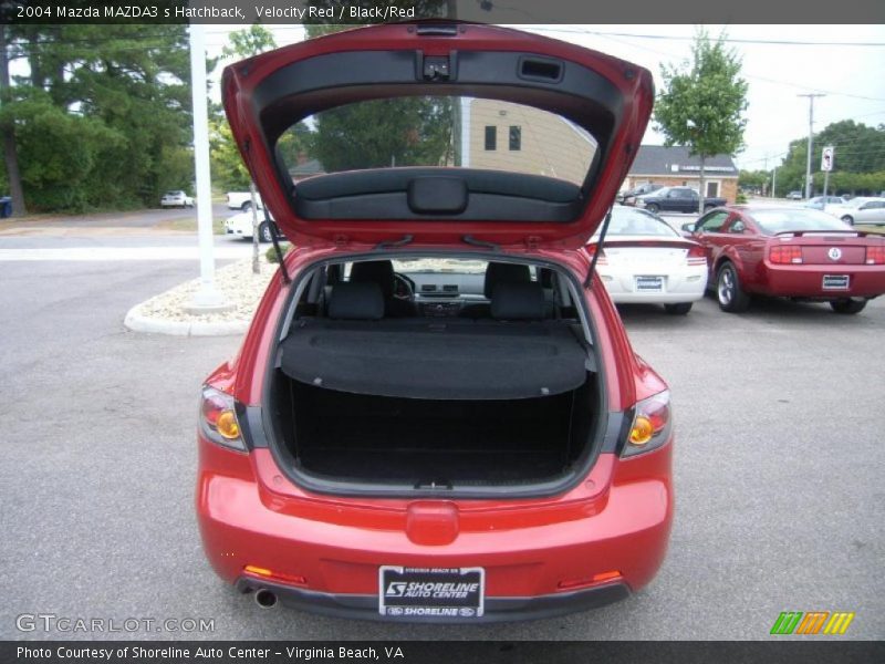 Velocity Red / Black/Red 2004 Mazda MAZDA3 s Hatchback