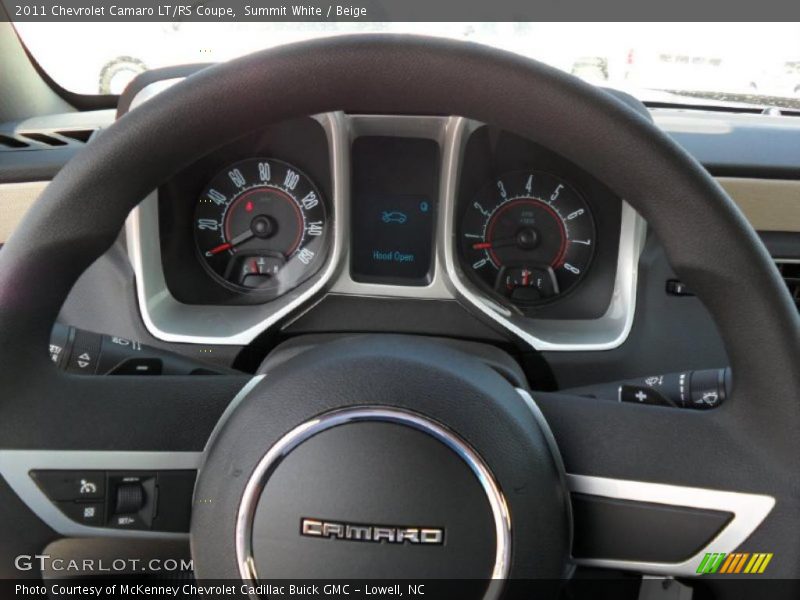 Summit White / Beige 2011 Chevrolet Camaro LT/RS Coupe