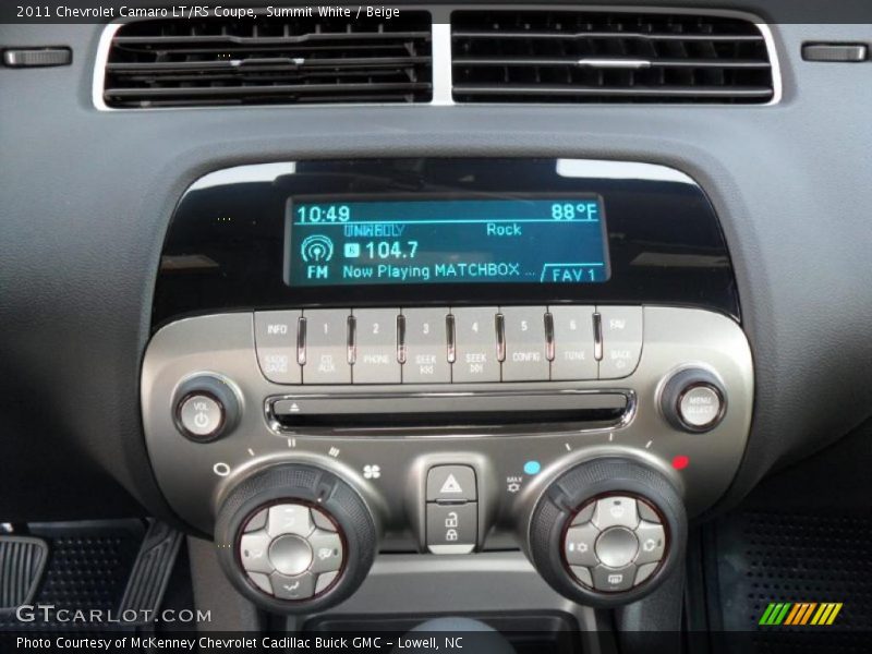Summit White / Beige 2011 Chevrolet Camaro LT/RS Coupe
