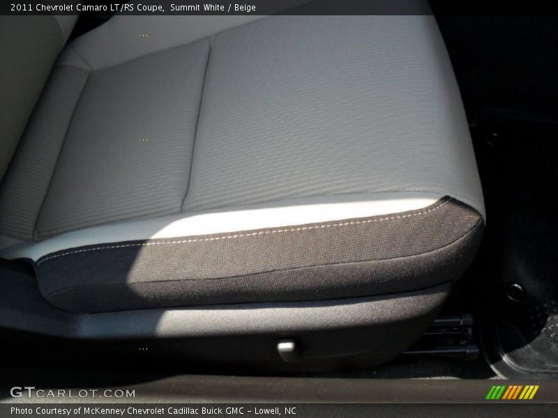 Summit White / Beige 2011 Chevrolet Camaro LT/RS Coupe