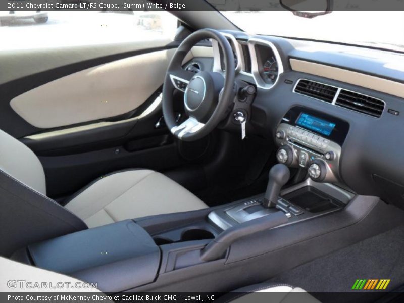 Summit White / Beige 2011 Chevrolet Camaro LT/RS Coupe