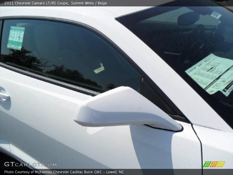 Summit White / Beige 2011 Chevrolet Camaro LT/RS Coupe