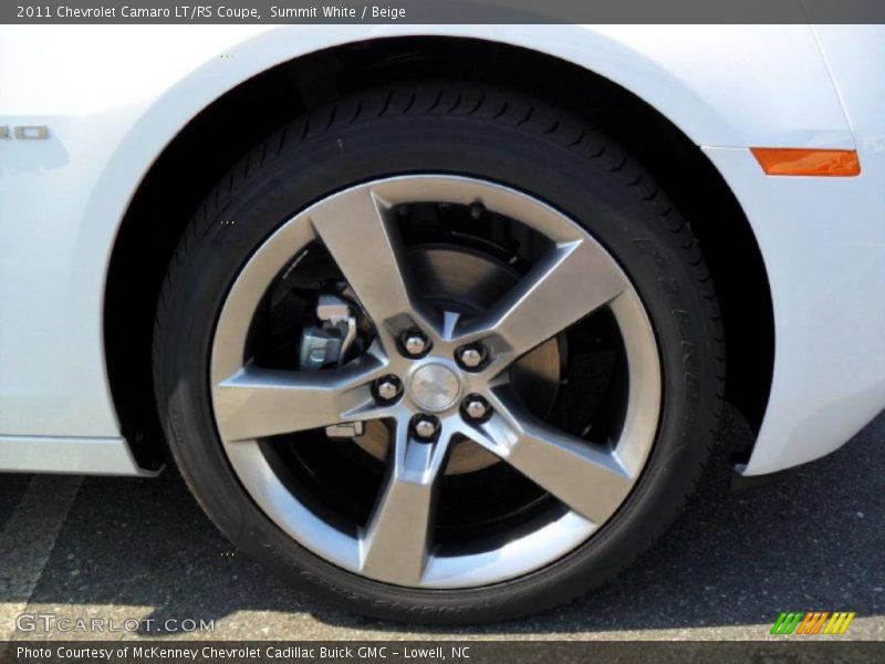 Summit White / Beige 2011 Chevrolet Camaro LT/RS Coupe