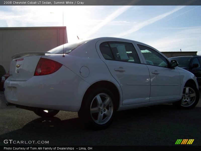 Summit White / Gray 2008 Chevrolet Cobalt LT Sedan
